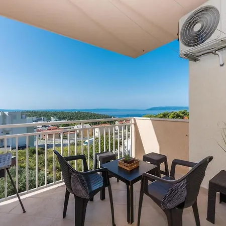 Sea View In Makarska, Free Parking Apartment *